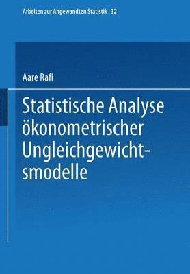 bokomslag Statistische Analyse konometrischer Ungleichgewichtsmodelle