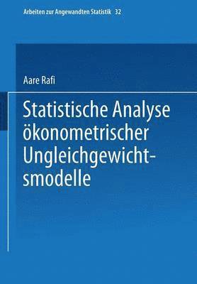 Statistische Analyse konometrischer Ungleichgewichtsmodelle 1
