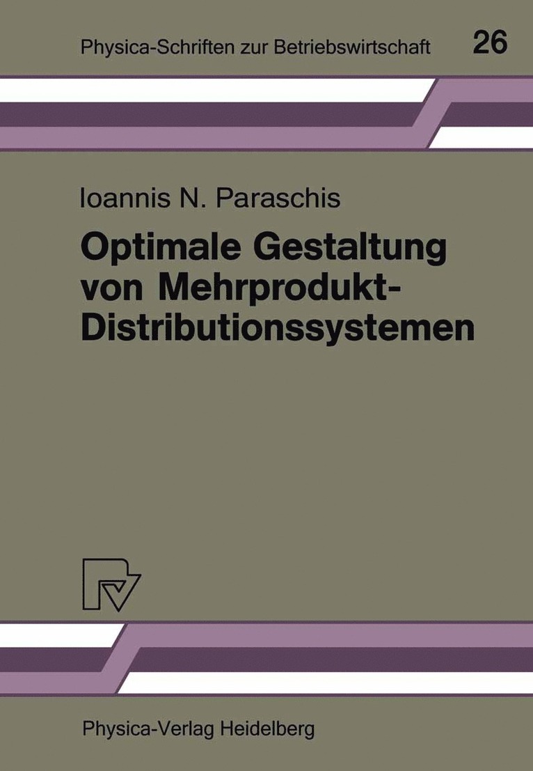 Optimale Gestaltung von Mehrprodukt-Distributionssystemen 1