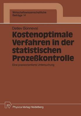 bokomslag Kostenoptimale Verfahren in der statistischen Prozekontrolle