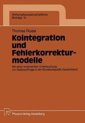 bokomslag Kointegration und Fehlerkorrekturmodelle