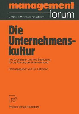 Die Unternehmenskultur 1