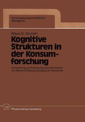 bokomslag Kognitive Strukturen in der Konsumforschung