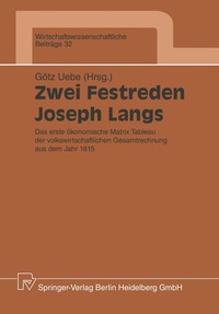 bokomslag Zwei Festreden Joseph Langs