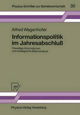 Informationspolitik im Jahresabschlu 1