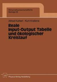 bokomslag Reale Input-Output Tabelle und kologischer Kreislauf