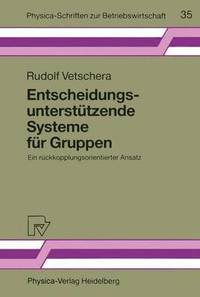 bokomslag Entscheidungsuntersttzende Systeme fr Gruppen