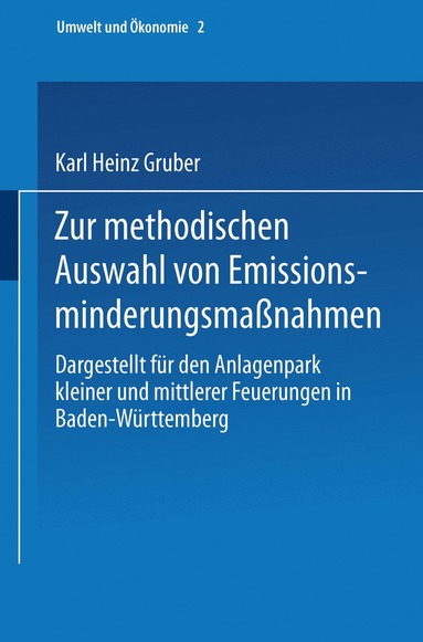 bokomslag Zur methodischen Auswahl von Emissionsminderungsmanahmen