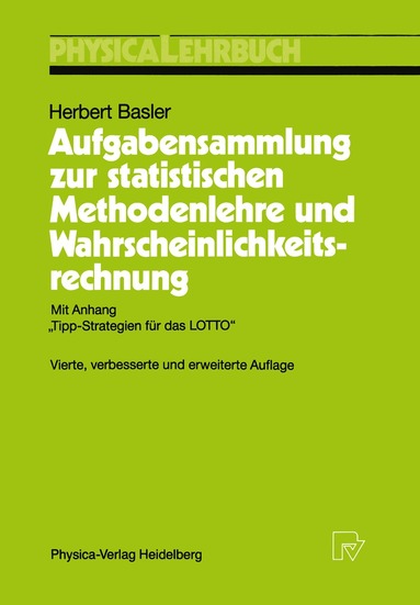 Herbert Basler - Aufgabensammlung zur statistischen Methodenlehre und Wahrscheinlichkeitsrechnung, Häftad