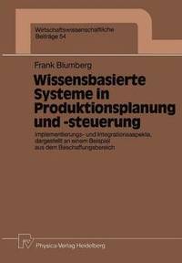 bokomslag Wissensbasierte Systeme in Produktionsplanung und -steuerung