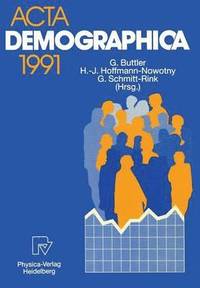 bokomslag Acta Demographica 1991