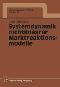 bokomslag Systemdynamik nichtlinearer Marktreaktionsmodelle