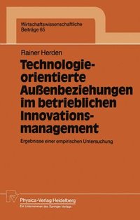 bokomslag Technologieorientierte Außenbeziehungen im betrieblichen Innovationsmanagement