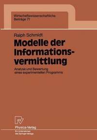 bokomslag Modelle der Informationsvermittlung