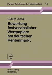 bokomslag Bewertung festverzinslicher Wertpapiere am deutschen Rentenmarkt