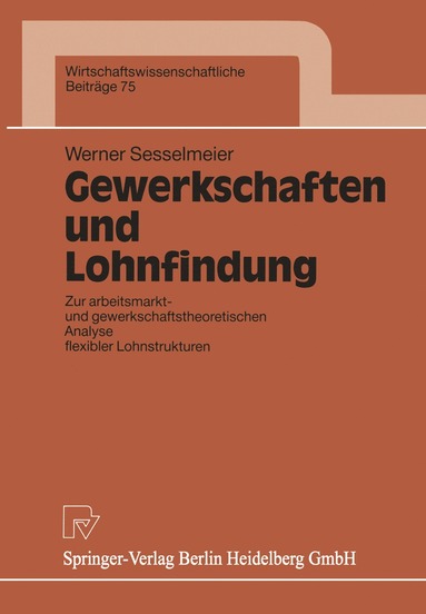 bokomslag Gewerkschaften und Lohnfindung