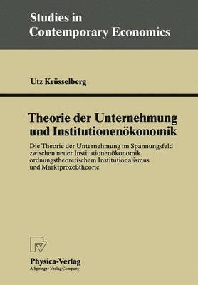 Theorie der Unternehmung und Institutionenkonomik 1