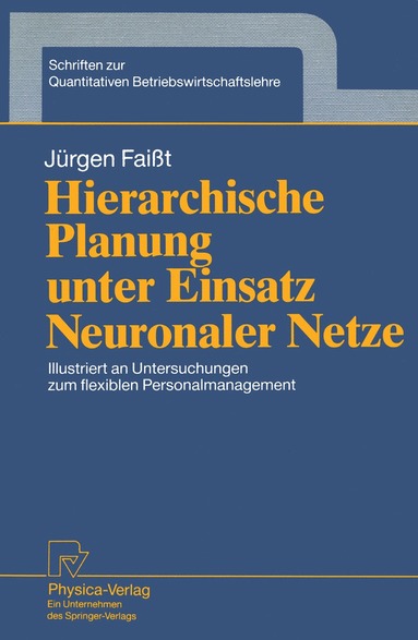 bokomslag Hierarchische Planung unter Einsatz Neuronaler Netze