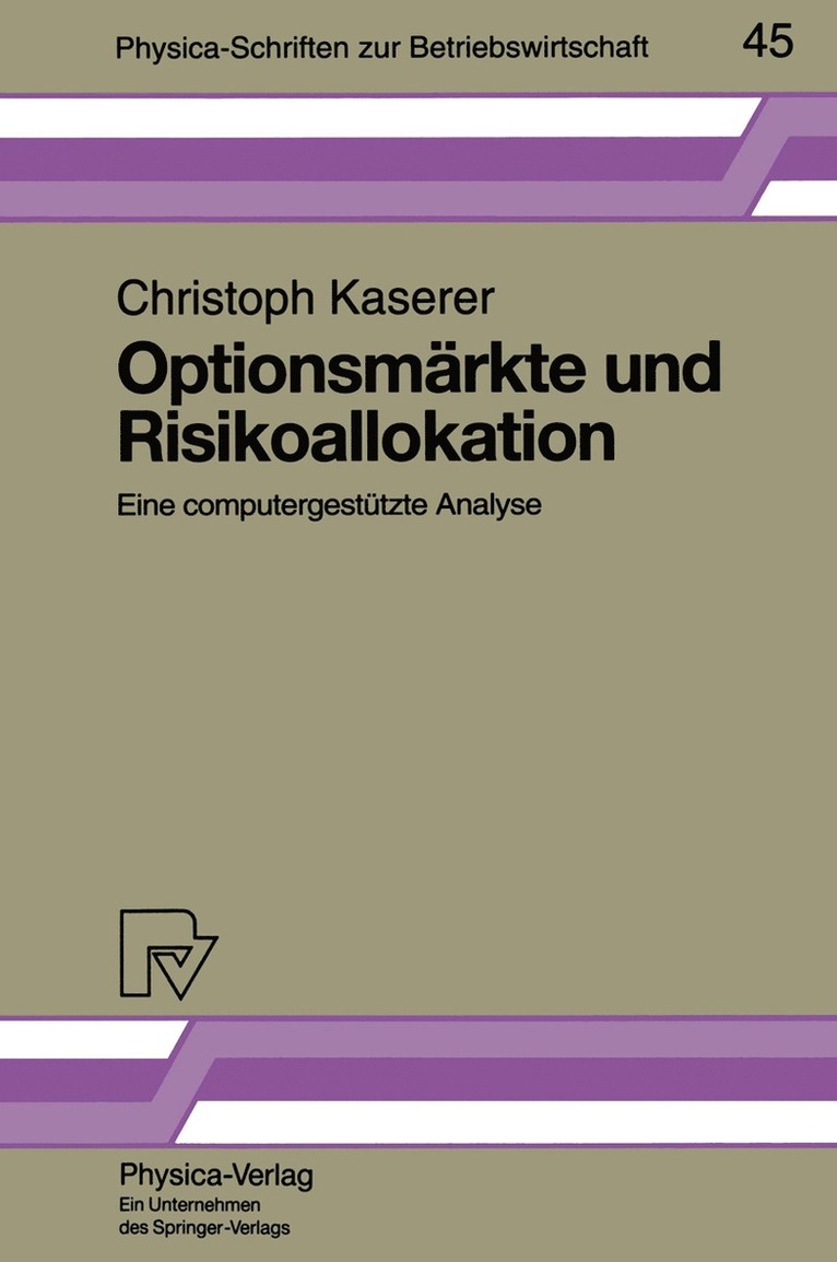 Optionsmrkte und Risikoallokation 1