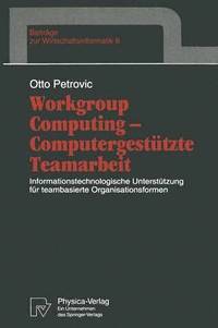 bokomslag Workgroup Computing  Computergesttzte Teamarbeit