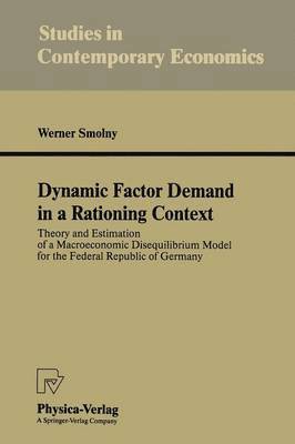 Dynamic Factor Demand in a Rationing Context 1