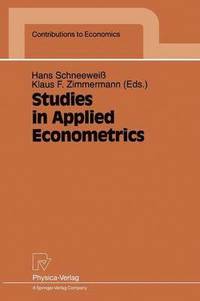 bokomslag Studies in Applied Econometrics