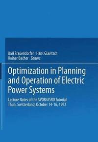 bokomslag Optimization in Planning and Operation of Electric Power Systems