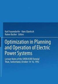 bokomslag Optimization in Planning and Operation of Electric Power Systems