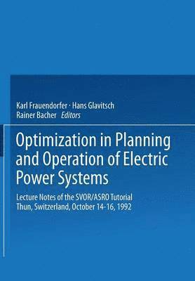 bokomslag Optimization in Planning and Operation of Electric Power Systems