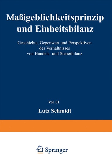 bokomslag Maßgeblichkeitsprinzip und Einheitsbilanz