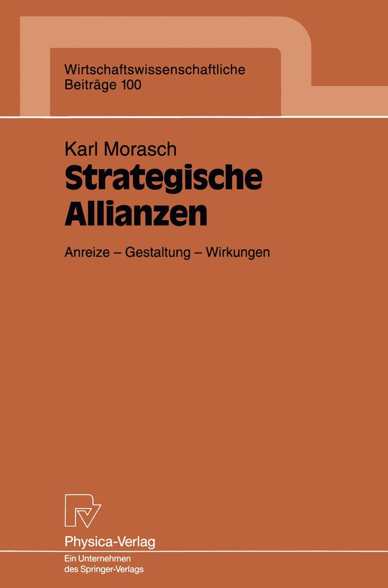 Karl Morasch - Strategische Allianzen, Häftad