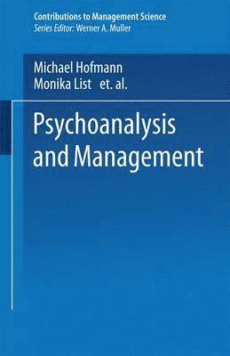 bokomslag Psychoanalysis and Management