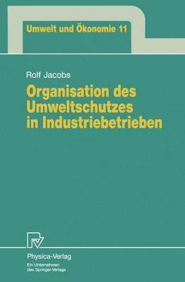 bokomslag Organisation des Umweltschutzes in Industriebetrieben