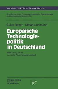 bokomslag Europische Technologiepolitik in Deutschland
