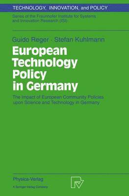 bokomslag European Technology Policy in Germany