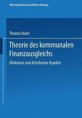 Theorie des kommunalen Finanzausgleichs 1