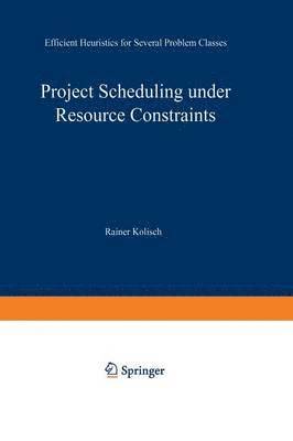 Project Scheduling under Resource Constraints 1