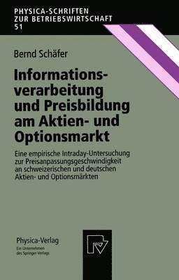 bokomslag Informationsverarbeitung und Preisbildung am Aktien- und Optionsmarkt