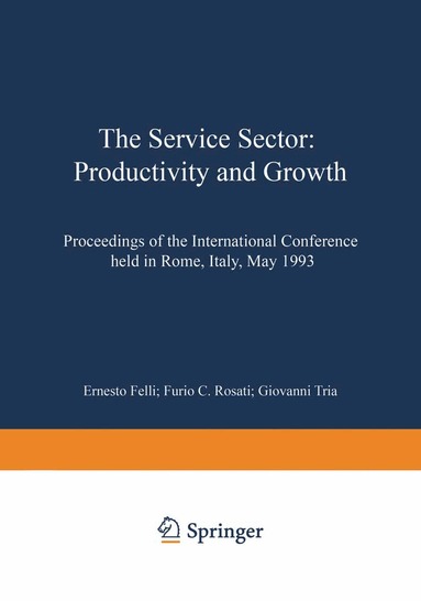 Ernesto Felli, Furio C. Rosati, Giovanni Tria - Service Sector: Productivity and Growth, Häftad