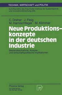 bokomslag Neue Produktionskonzepte in der deutschen Industrie