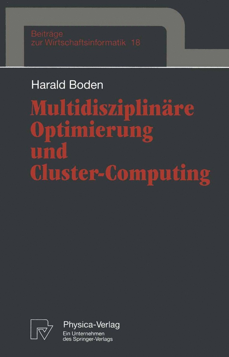 Multidisziplinre Optimierung und Cluster-Computing 1