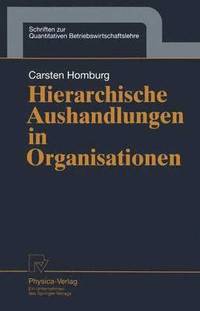 bokomslag Hierarchische Aushandlungen in Organisationen