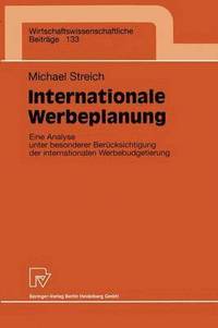 bokomslag Internationale Werbeplanung