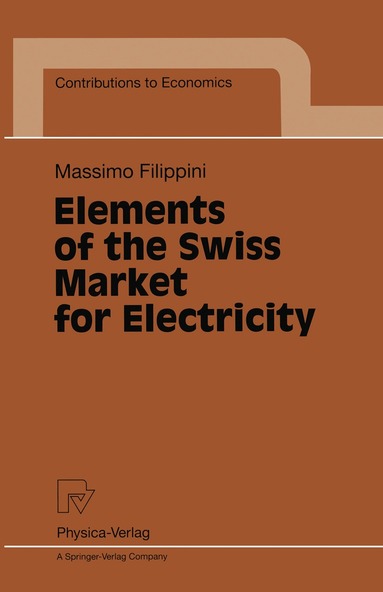 Massimo Filippini - Elements of the Swiss Market for Electricity, Häftad