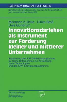 Innovationsdarlehen als Instrument zur Frderung kleiner und mittlerer Unternehmen 1