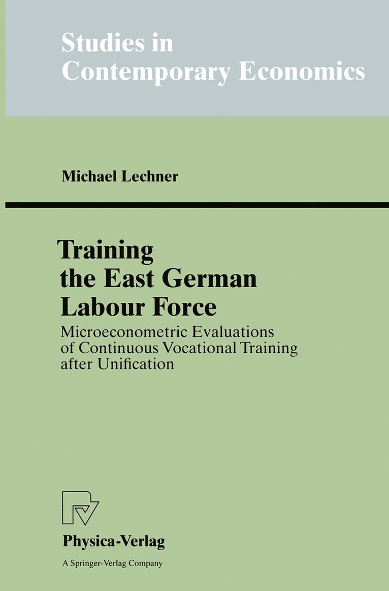 Michael Lechner - Training the East German Labour Force, Häftad
