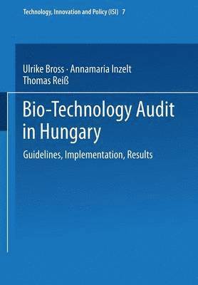 bokomslag Bio-Technology Audit in Hungary