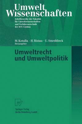 bokomslag Umweltrecht und Umweltpolitik