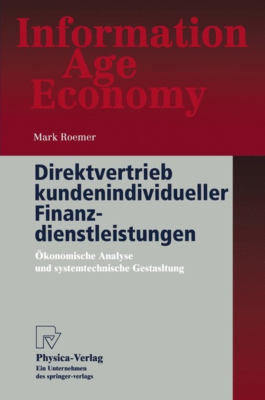 bokomslag Direktvertrieb kundenindividueller Finanzdienstleistungen