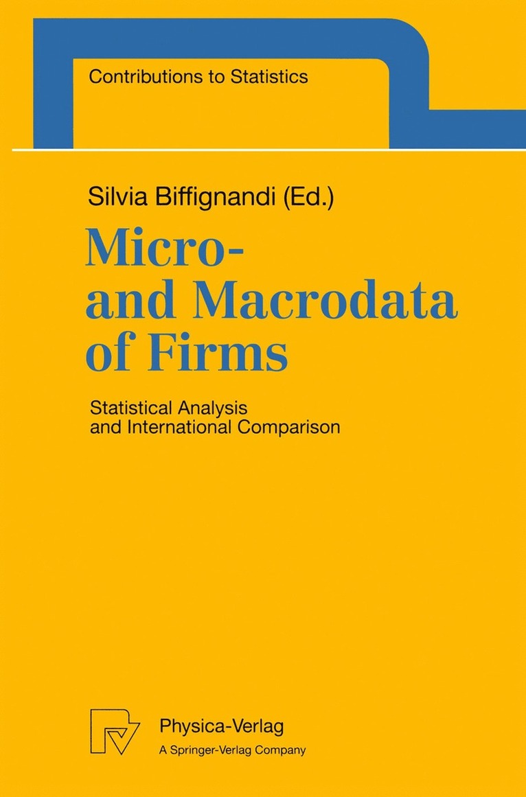 Silvia Biffignandi - Micro- and Macrodata of Firms, Häftad